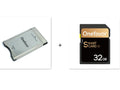 SD to PCMCIA adapter card with stainless steel housing for Mercedes-Benz cars