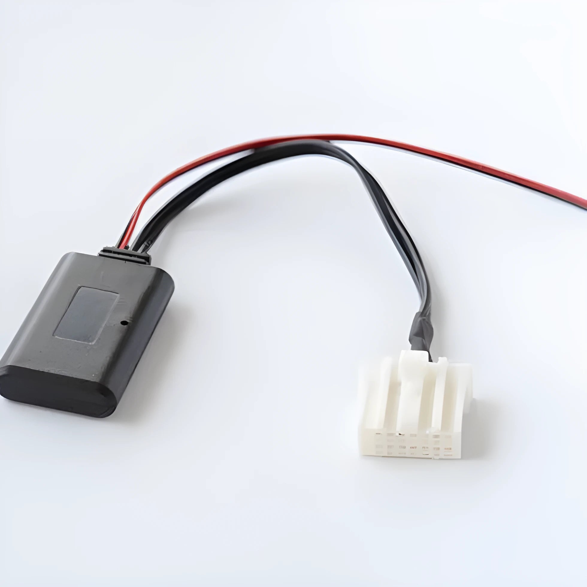 Black Mazda Bluetooth audio link cable for M6 M3 MX5 models with MEDIA key, JieRui-BT 5908 chip.