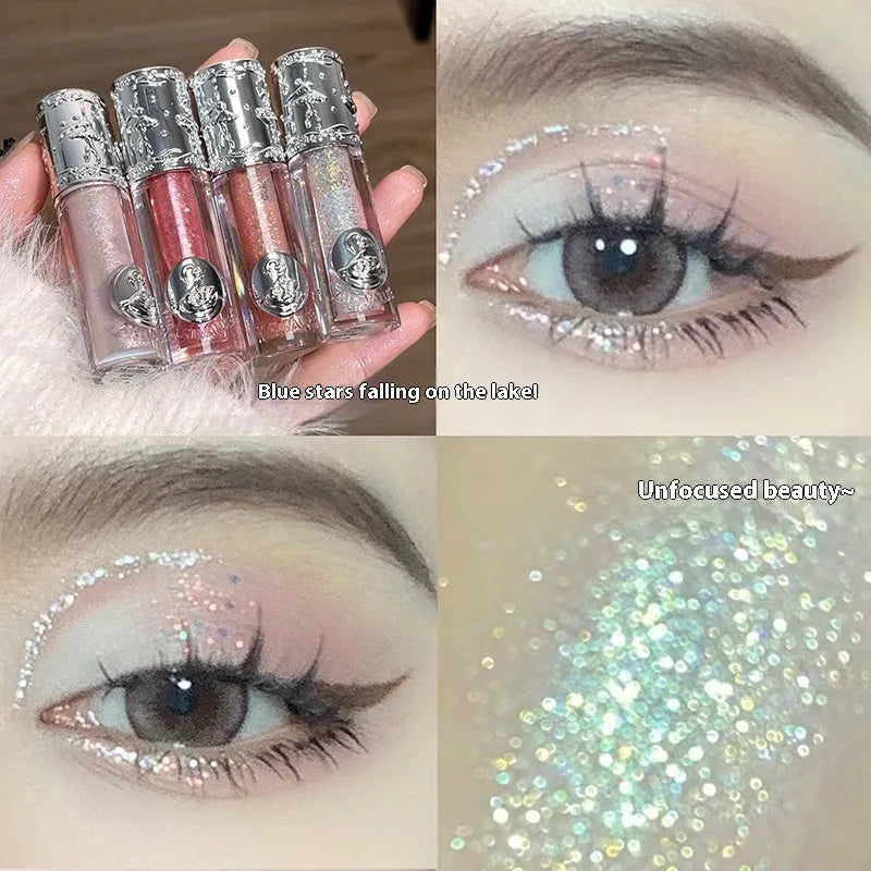 Ballet liquid eye shadow product in one of five colour options: Star Man Sakura Field, Doll Logs, Butterfly Paradise, Nutcracker, or Pillow Fairy Tales.