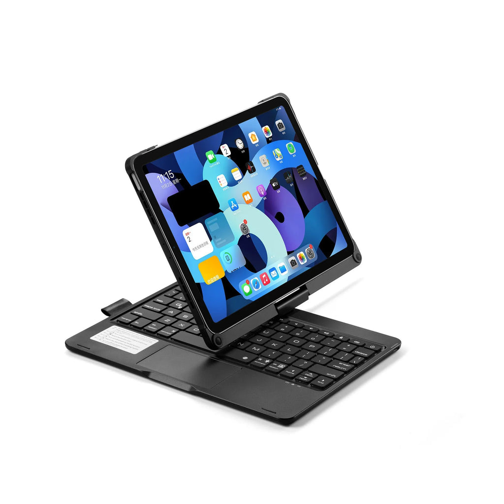 360 rotating Bluetooth keyboard with touch backlight for iPad Pro and iPad Air tablets