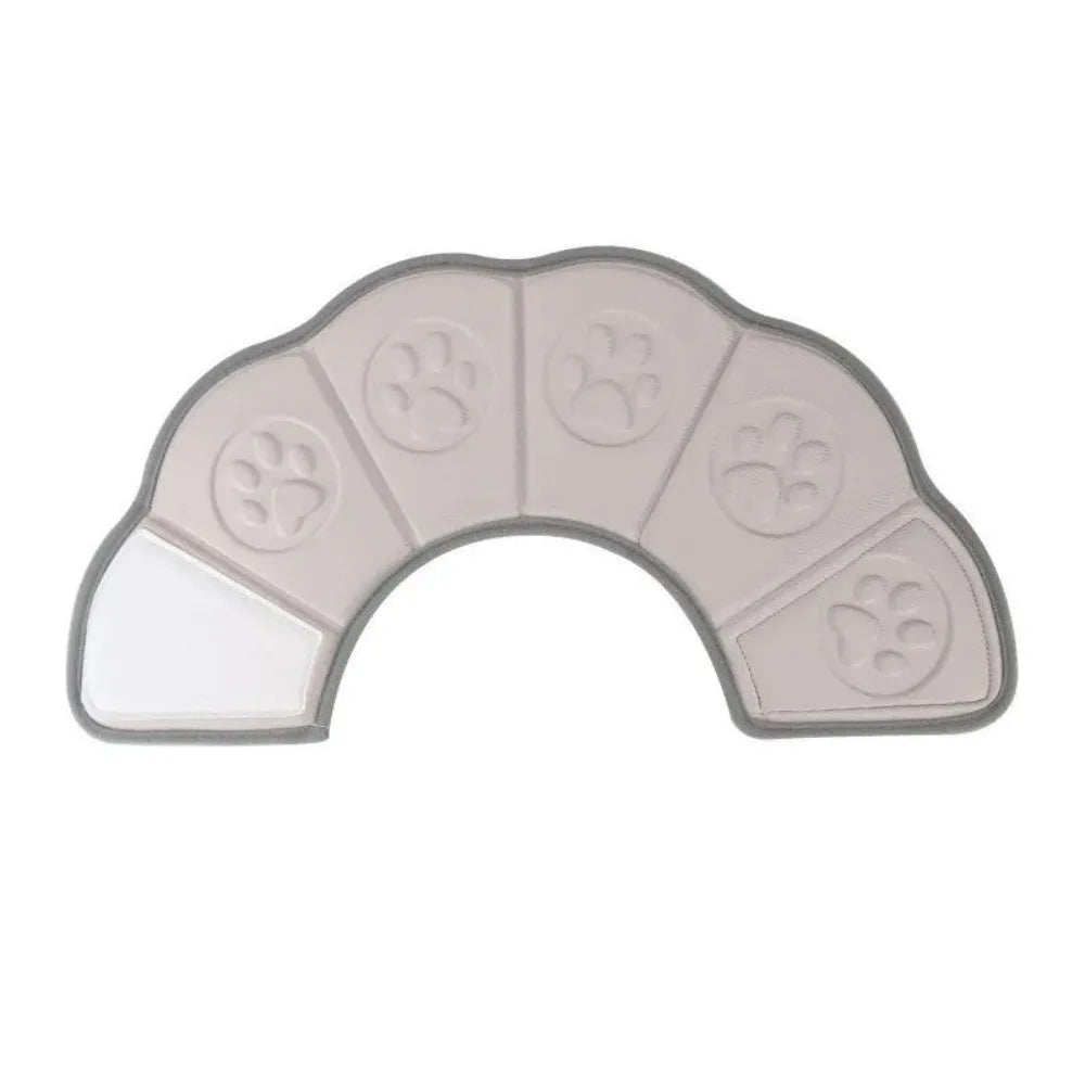 Adjustable soft cone protective collar for cats and dogs in various sizes for post-surgery wound recovery