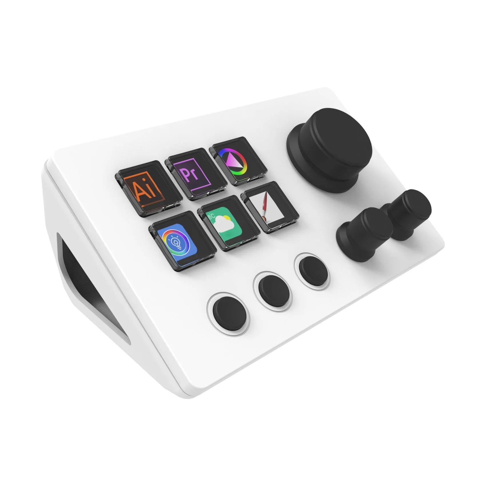 Visual Keyboard N3 silicone keypad with USB cable in black or white
