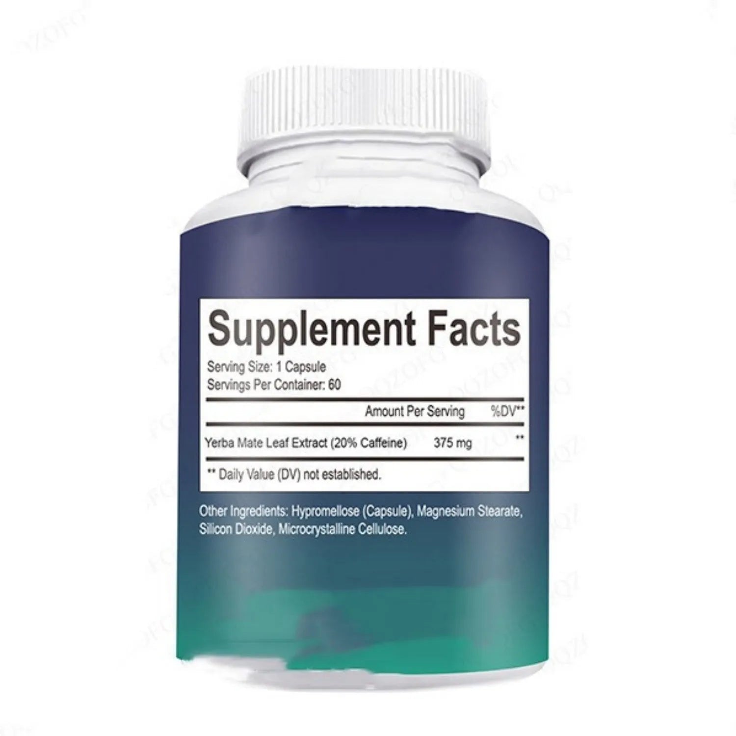 Bottle of 60 vitamin supplement capsules for daily nutritional support