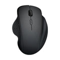 Grey wireless charging mouse for laptops with USB cable on white background