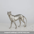 Leopard resin home ornament in American Leopard colour in large, small, and walking posture styles