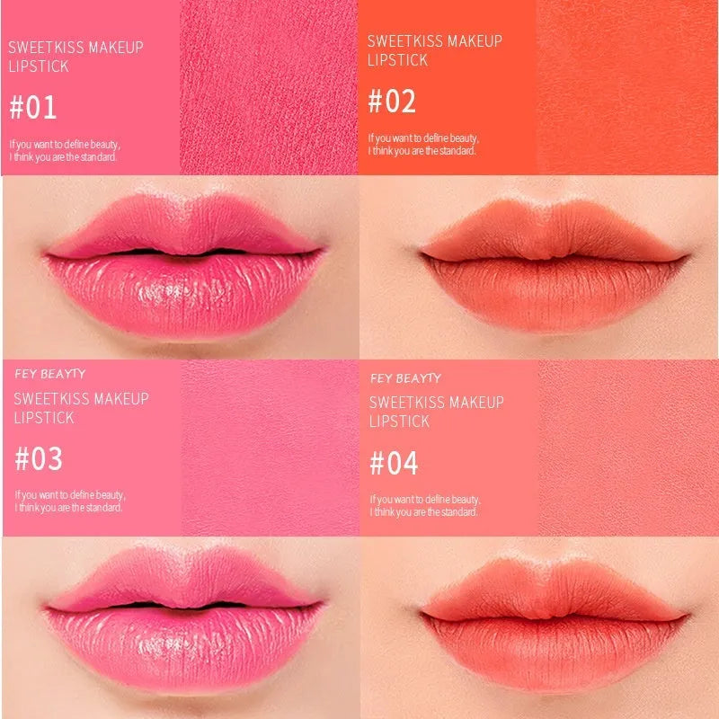 Fey Beauty moisturising lipstick in cameo brown nude shade with no-stain formula and 3.8g content