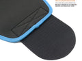 Neoprene lumbar support belt for fitness and running in black, blue, or pink colour