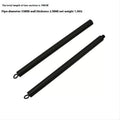A two-segment push-and-pull fitness rod for yoga and pilates exercises.