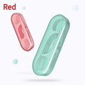 Disposable dental floss in plastic packaging with independent single packs and bulk pack options