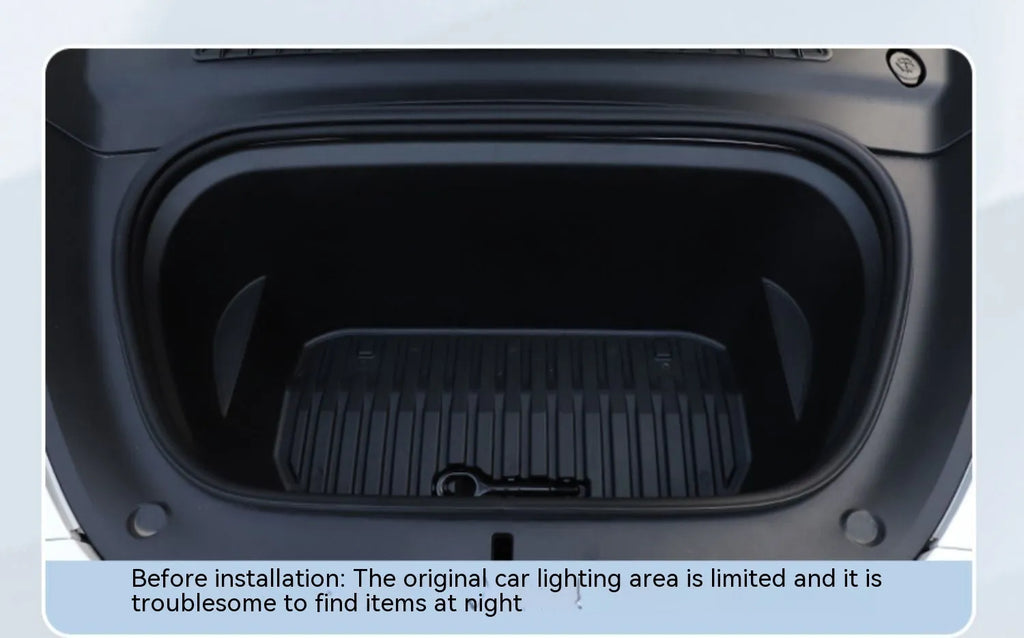 Tesla Model 3 and Y front console ambience light modification kit with soft silicone light bar