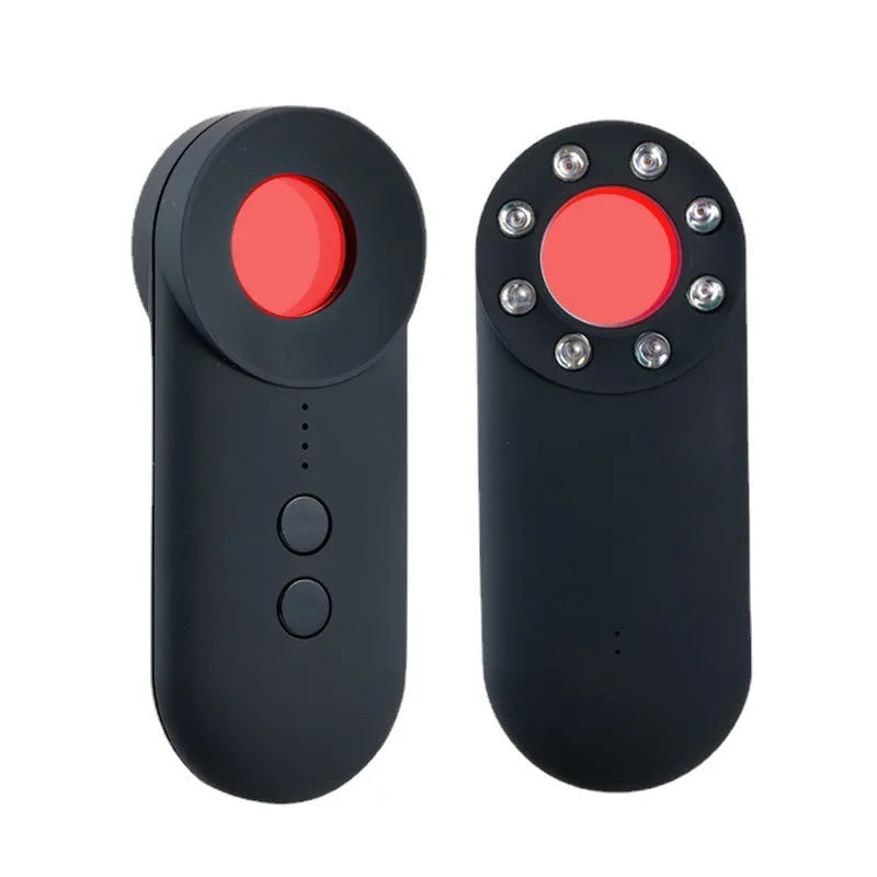 Black rectangular GPS and wifi signal detector with USB port, measuring 93.8mm long