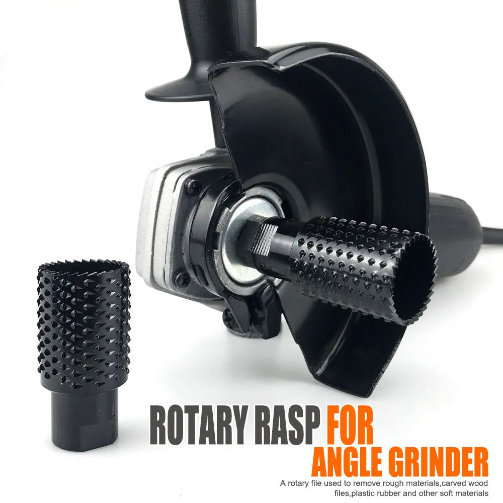 Angle grinder grinding head with spherical shape and M10/M14 thread compatibility