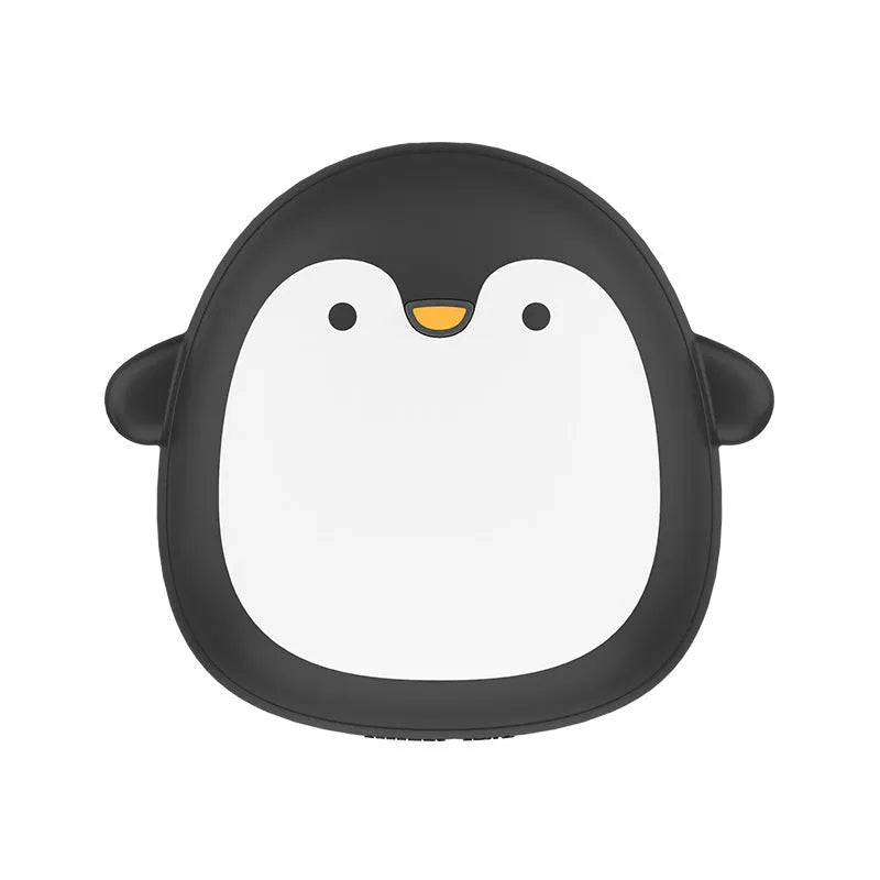 Cartoon penguin and polar bear USB rechargeable electric hand warmer with double-side heating