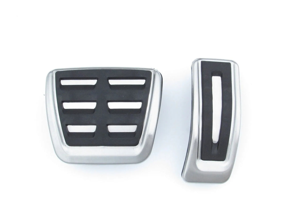 Stainless steel pedal cover for Porsche Macan with no-drill installation