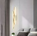500mm long modern double line wall lamp with three light colour options