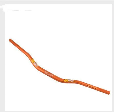 Orange aluminium alloy scrambling motorcycle handlebar with 28mm diameter
