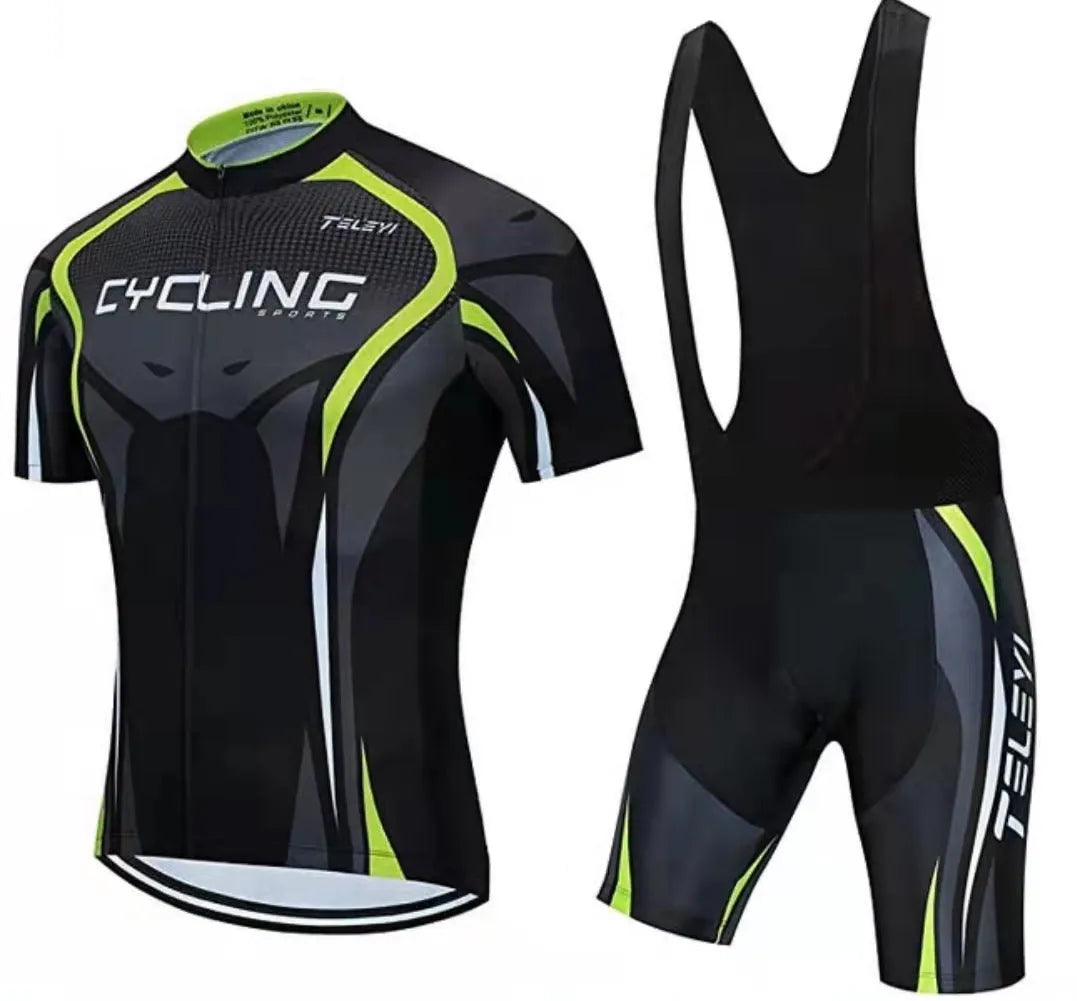 Cycling jersey and pants set for summer riding in a choice of eight colours.