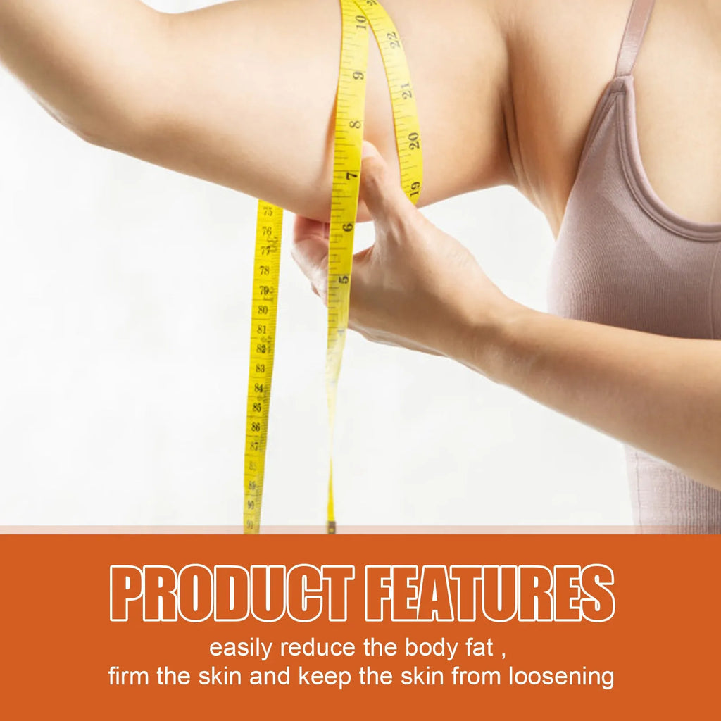 20g tube of body care cream for arm firming and massage, measuring 12.5cm by 3cm.
