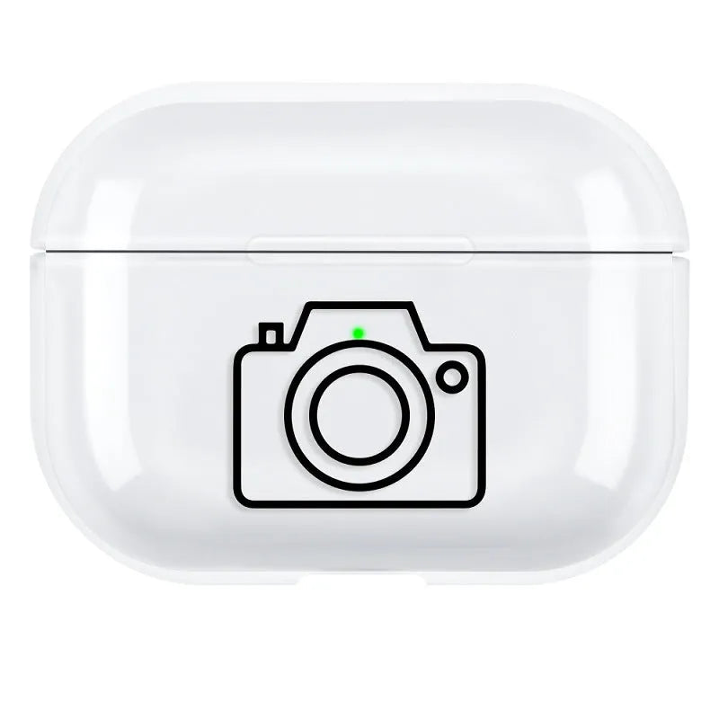 AirPods Pro 3 protective shell in solid colour polycarbonate back cover style