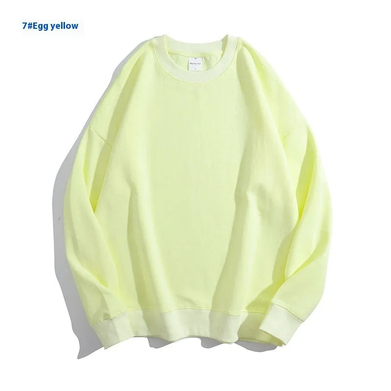 Women's cotton off-shoulder pullover sweater in loose fit with long sleeves