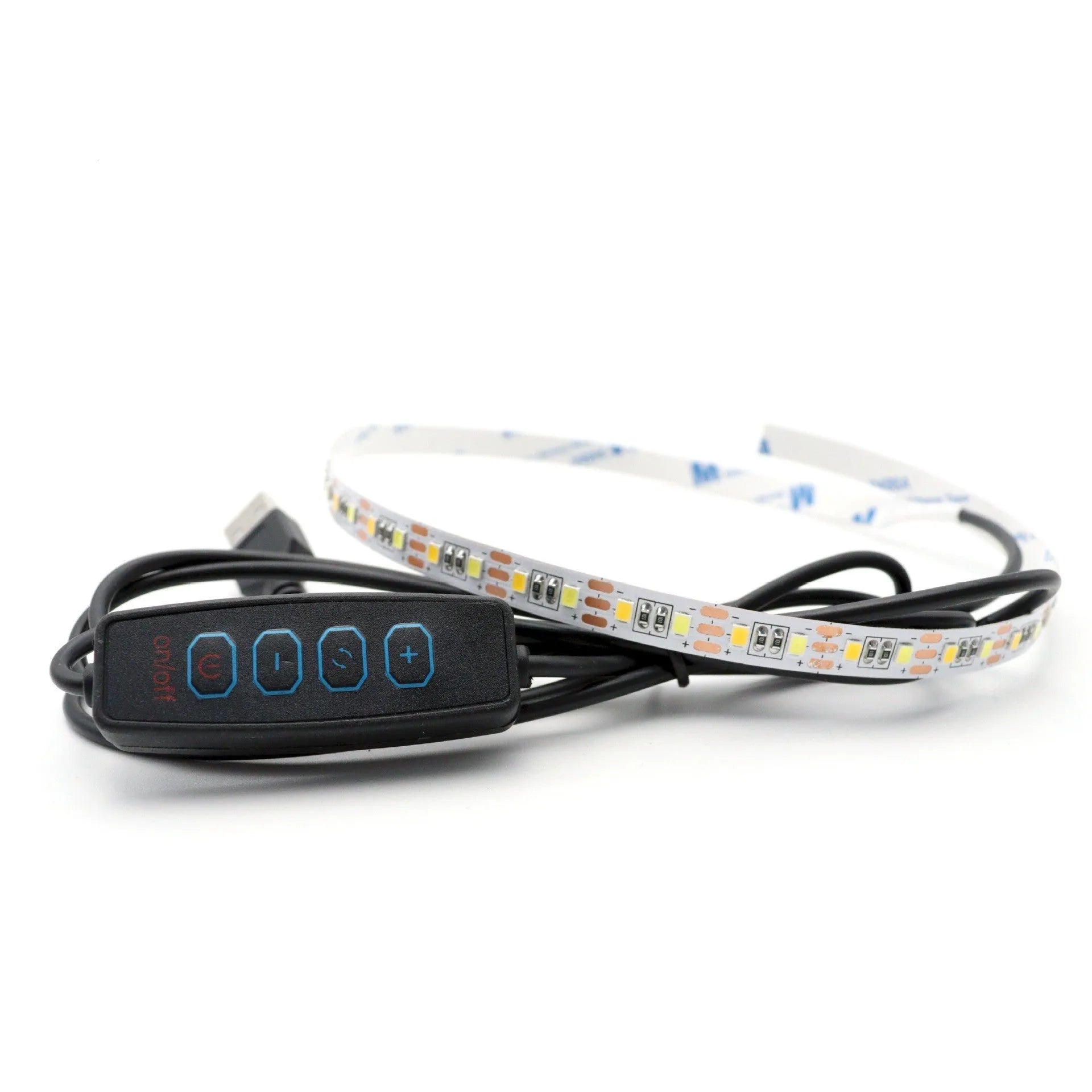 USB two-colour dimmable LED light strip 120 beads 2835 non-waterproof 5V