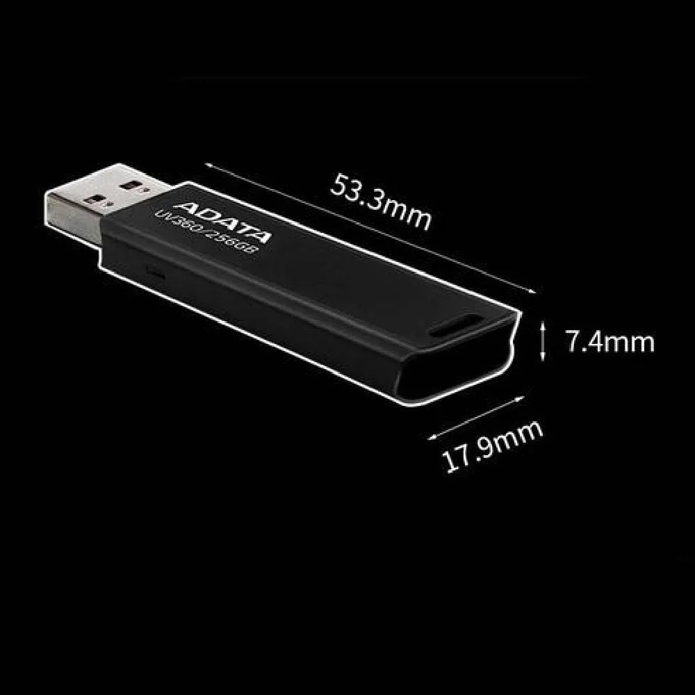 Black car mounted USB flash drive with waterproof flexible plastic case