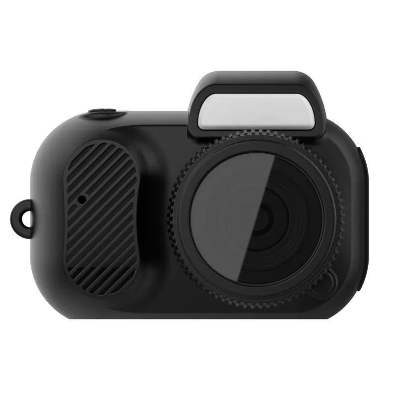 Black Y3000 HD outdoor sports camera with small display screen, shown with a memory card.