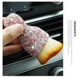 10cm long car interior soft brush for dust removal on dashboard and vents