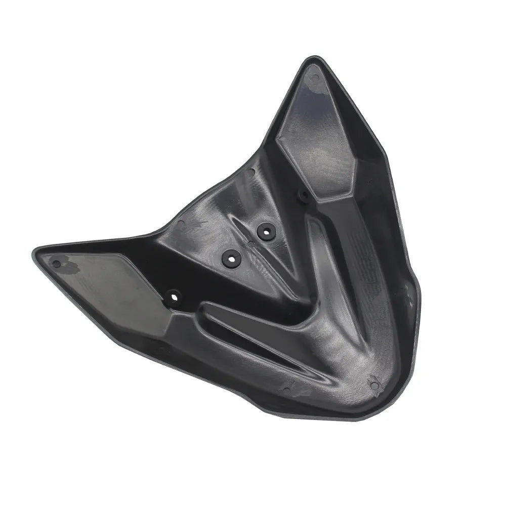 Black ABS fixed wind front wing accessory for KTM 390 and 790 Adventure motorcycles