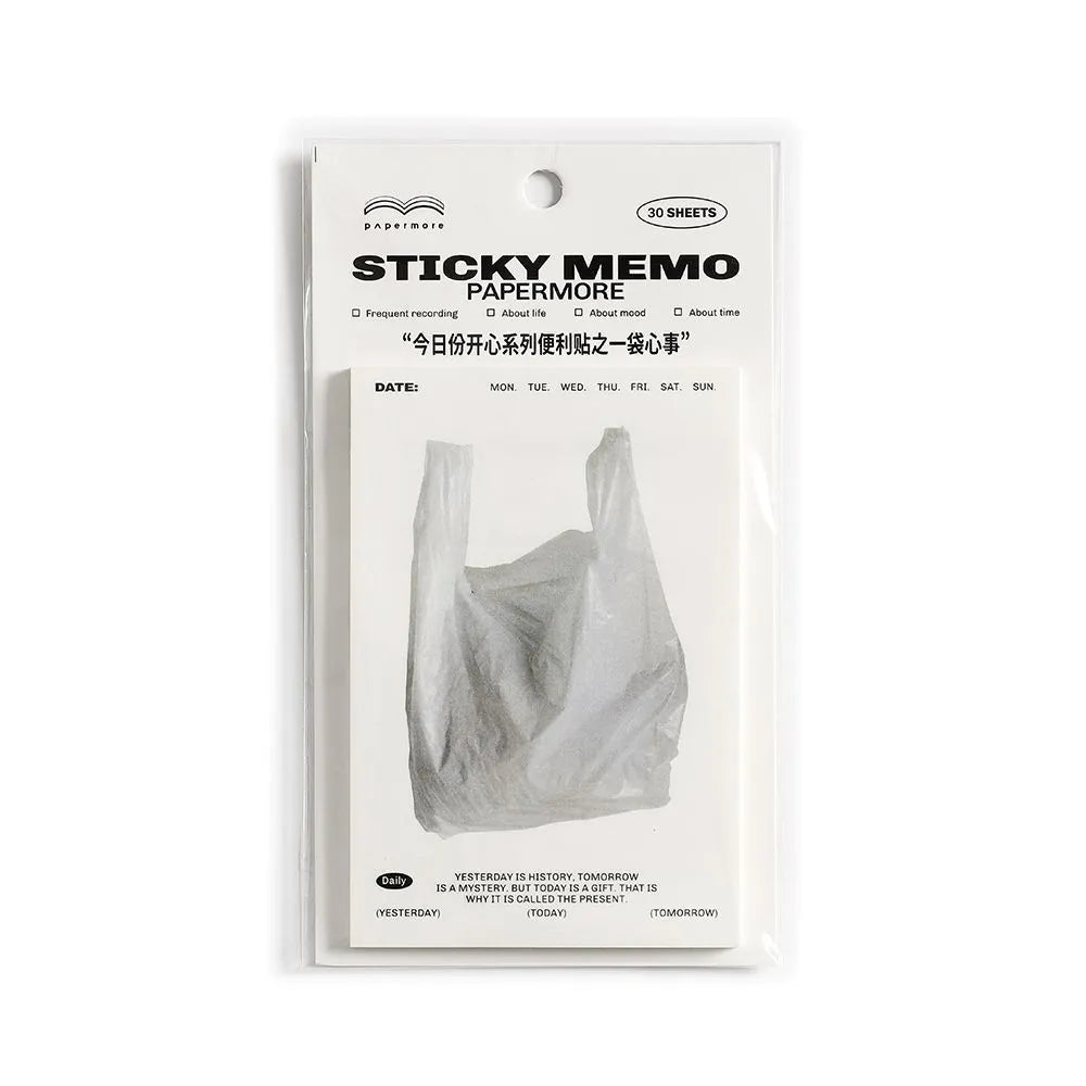 Message sticky notes pad with 30 pages in four cover colour options measuring 120x80mm