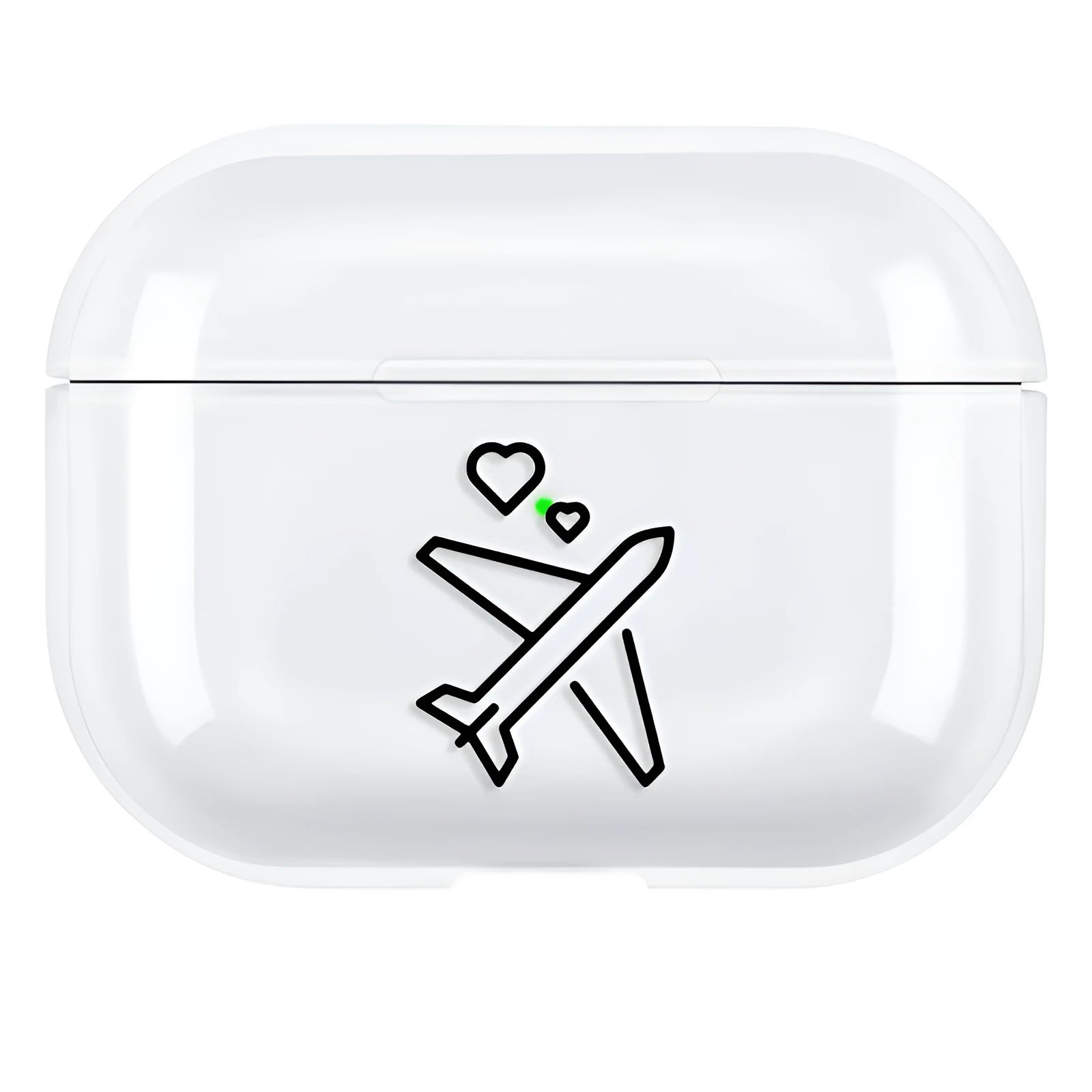 AirPods Pro 3 protective shell in solid colour polycarbonate back cover style
