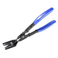 Blue car door panel removal pliers with forged steel construction, measuring 240mm in length.