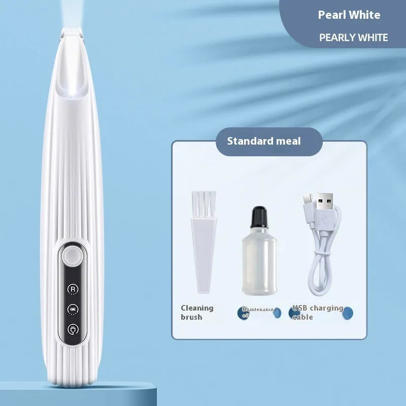 White Pets Efficient LED electric pet clipper for dog and cat foot hair trimming with waterproof design