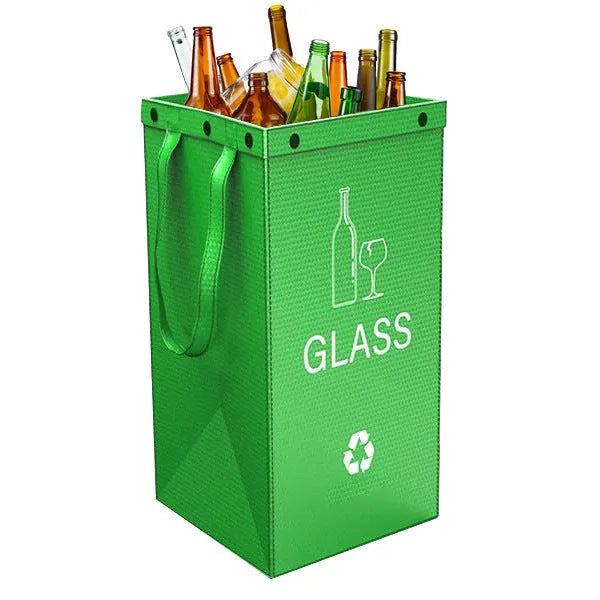 40-litre blue household plastic bin with waterproof construction for indoor waste classification