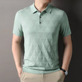 Men's ice silk lyocell t-shirt in regular fit with short sleeves and quick-drying properties