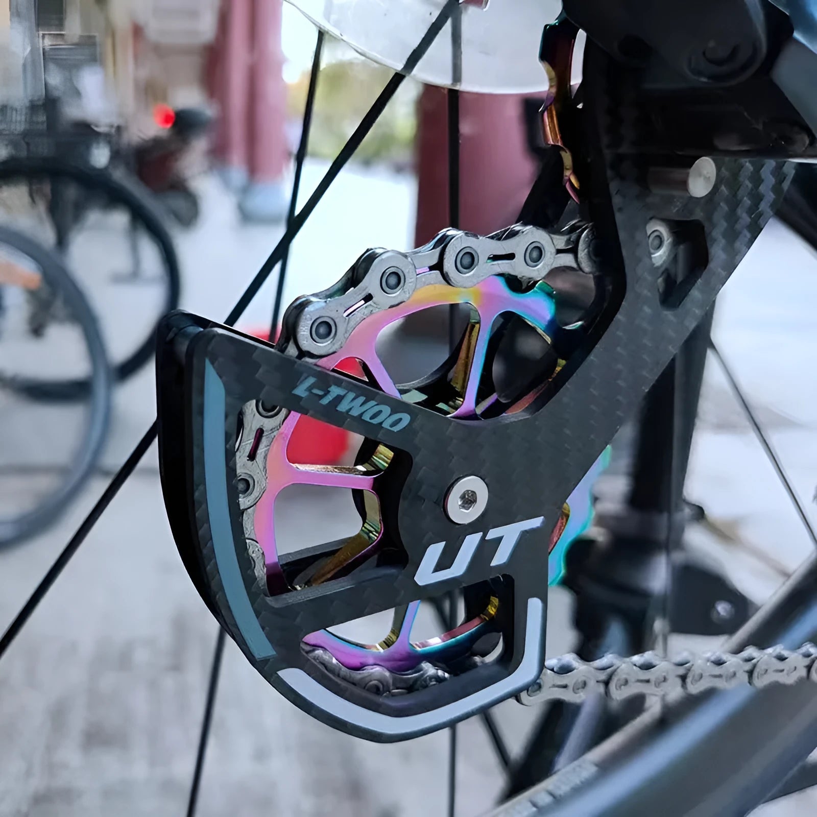 LTWOO 105 rear derailleur large pulley and dial assembly for Shimano compatibility