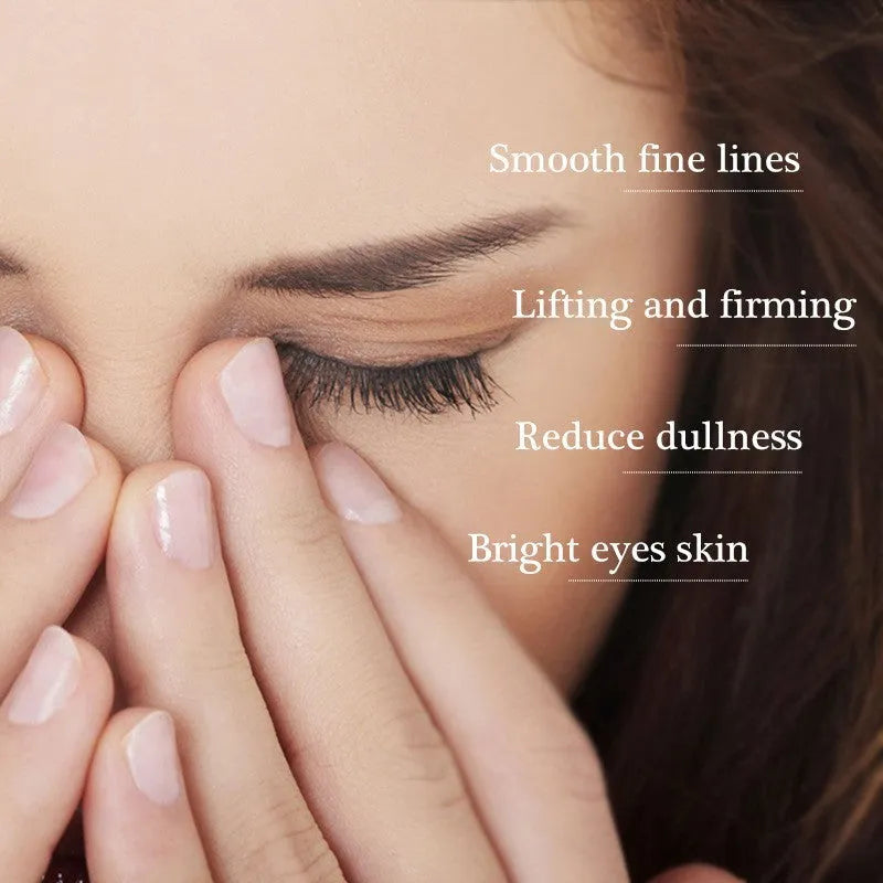 20g tube of peptide anti dark circle eye cream for reducing puffiness and lightening bags