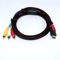 HDMI to AV15 M conversion adapter cable with 1.5 metre length and alloy connectors