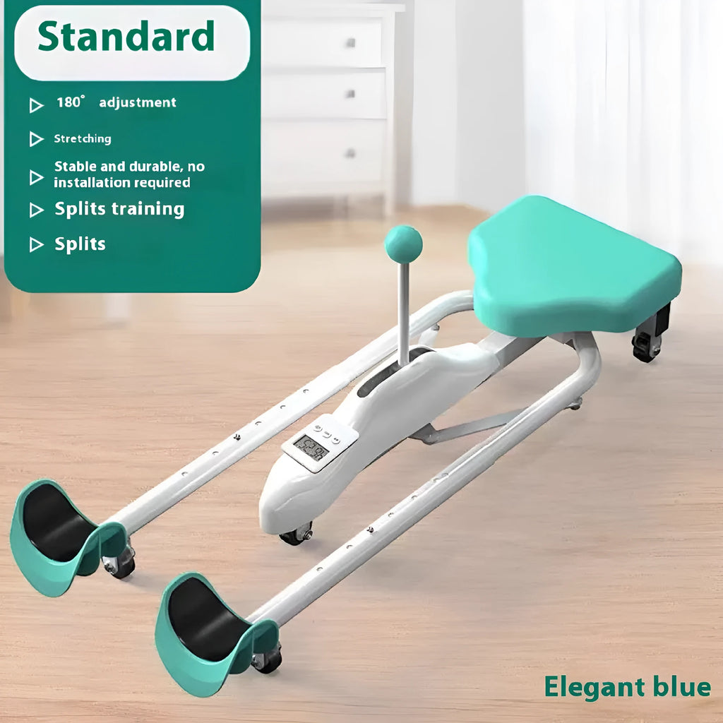 Pink horse leg opener stretching equipment with optional backrest for hip opening exercises
