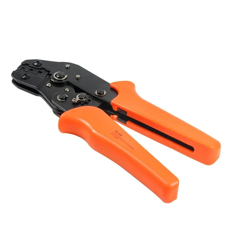 SN-48B portable high carbon steel terminal crimping pliers combination set with multiple jaws.