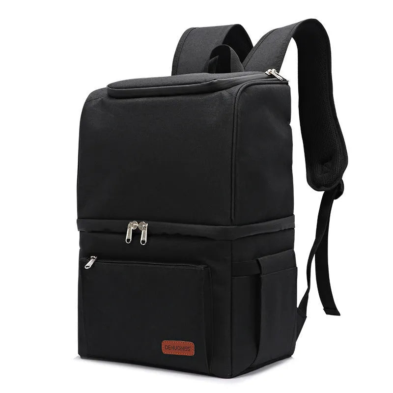 22 litre insulated waterproof backpack cooler in camouflage colour with double layer insulation