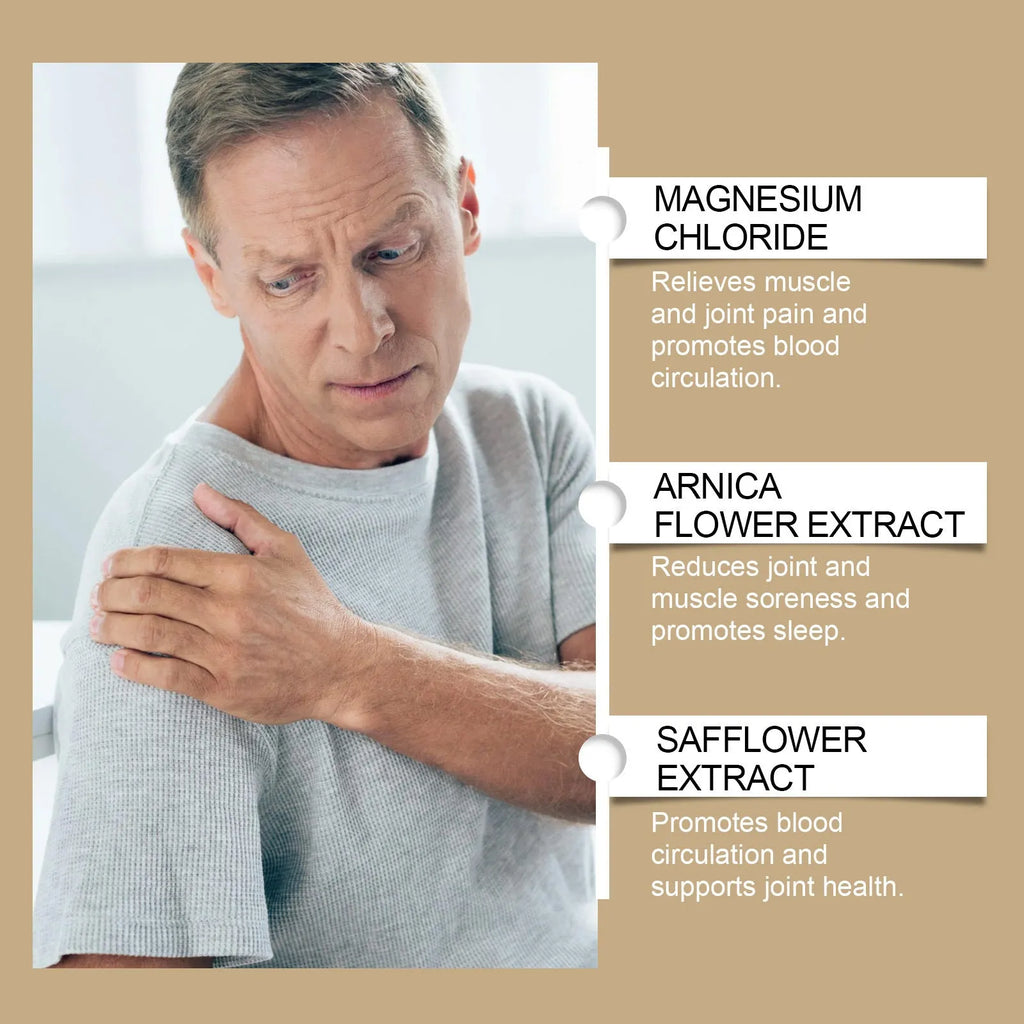 114g magnesium cream tube for post-exercise body care with glycerin and allantoin