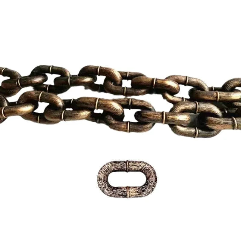 PP plastic dog leash in bronze, antique silver and black colour options on a white background.