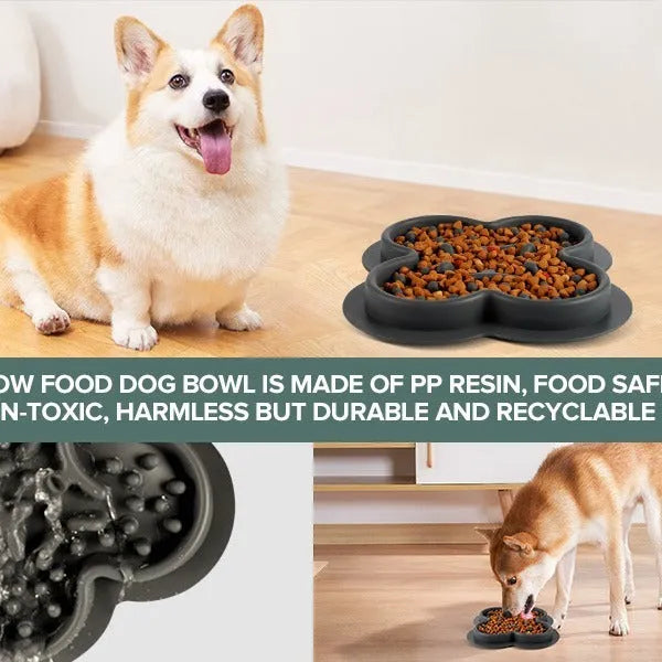Silicone pet licking pad slow feeder mat measuring 19cm by 21cm with textured surface