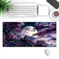400x900mm gaming mouse pad with precision lock edge and thermal transfer pattern on non-slip rubber cloth base
