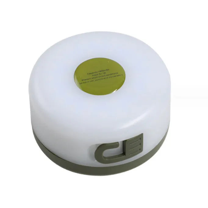 Rechargeable outdoor string lights with 30 LED beads on an 8m cable, showing both colourful and warm white light modes.