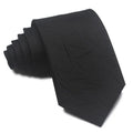 8cm width polyester jacquard striped business tie in arrow style cut