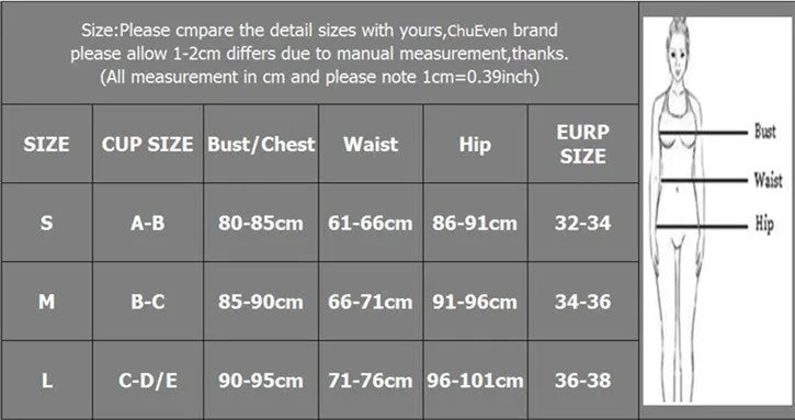 Red printed women's split swimsuit bikini for swimming and surf sports.