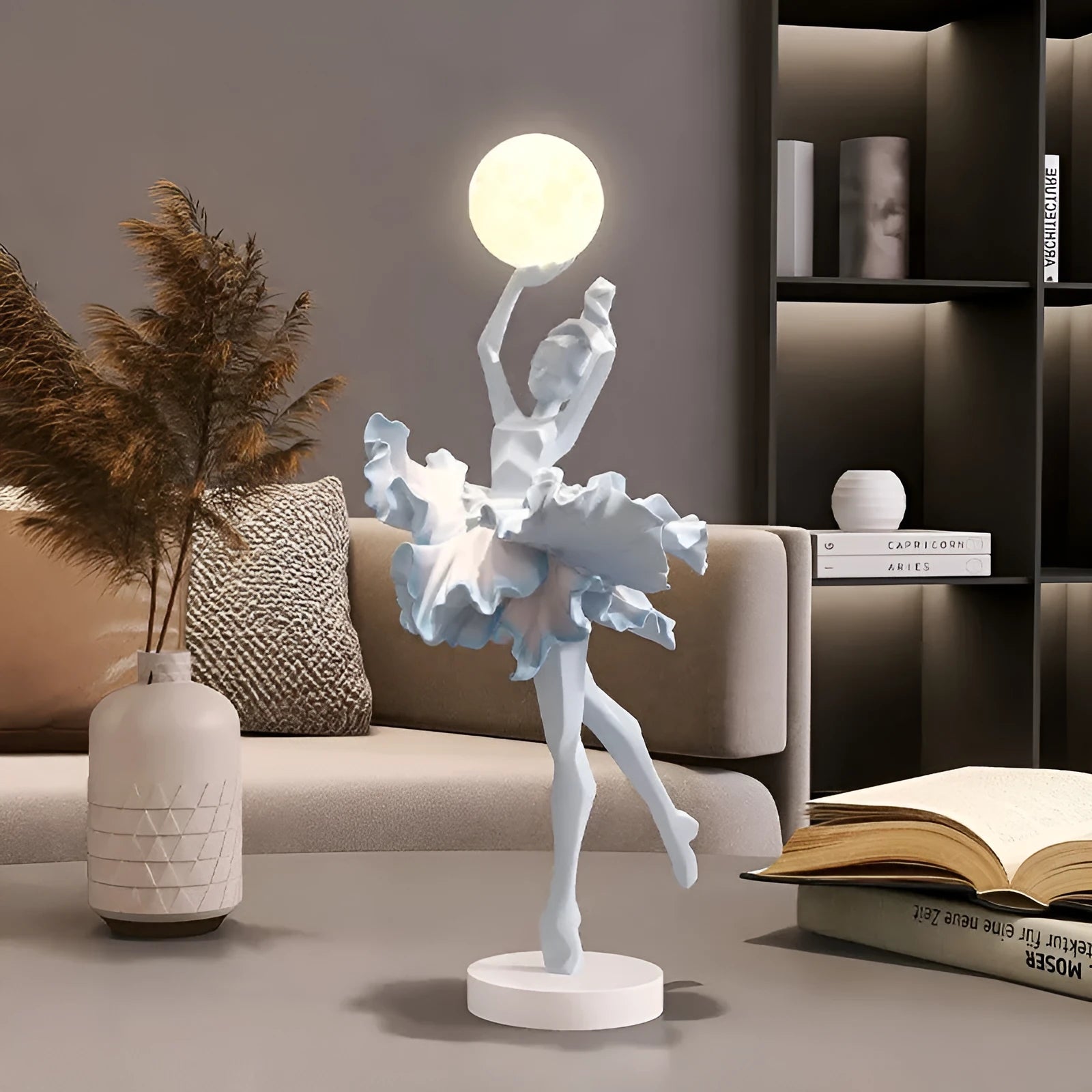 Art Girl Atmosphere small night lamp in modern simple style with USB charging port
