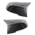 Paint bright black modified horn rear-view mirror shell for BMW 3 Series and 4 Series models.